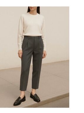 Studio Nicholson Mohair Blend Trousers Slate Gray Size 6 (1) Minimal